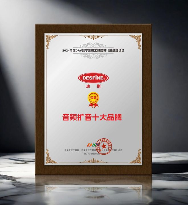024年度音频扩音十大品牌”名单公布！爱游戏平台喜讯来袭！ DAV01“2(图2)